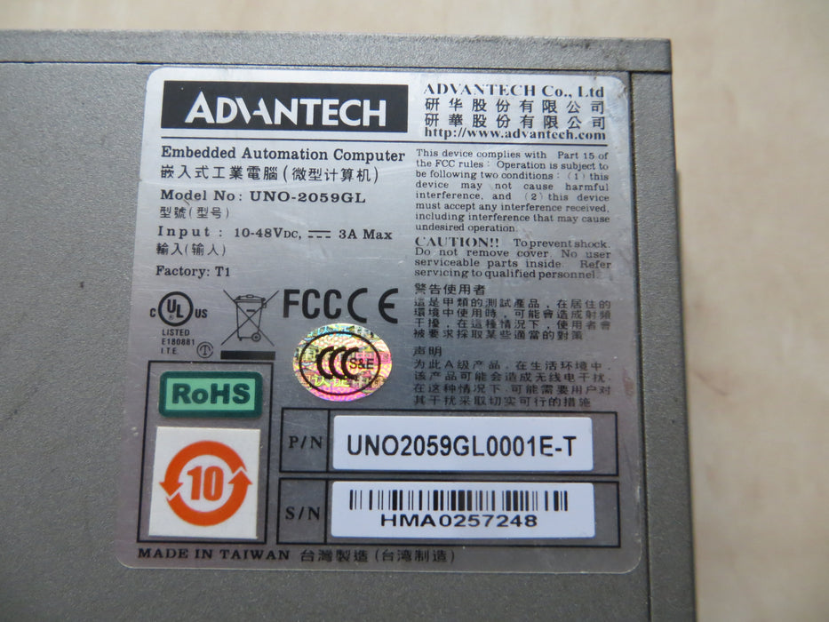 Advantech UN0-2059GL "Embedded Pc"