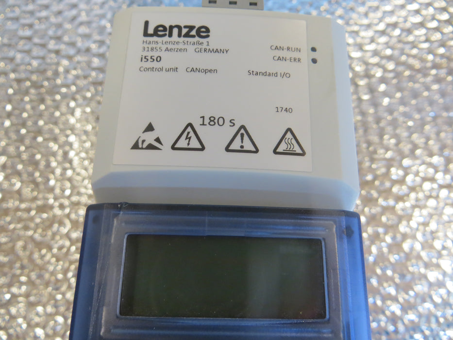 Lenze  i550 Contol unit  CAN open - 0,75 Kw/1HP  "Inverter"