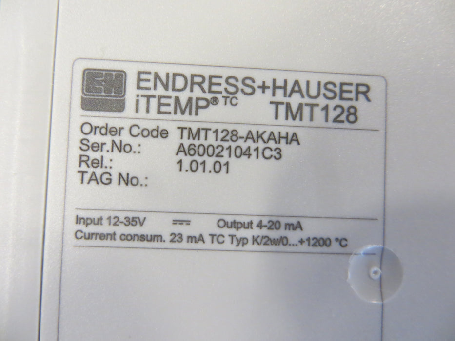 Endress + Hauser  TMT 128 - AKAHA  "Transmitter"