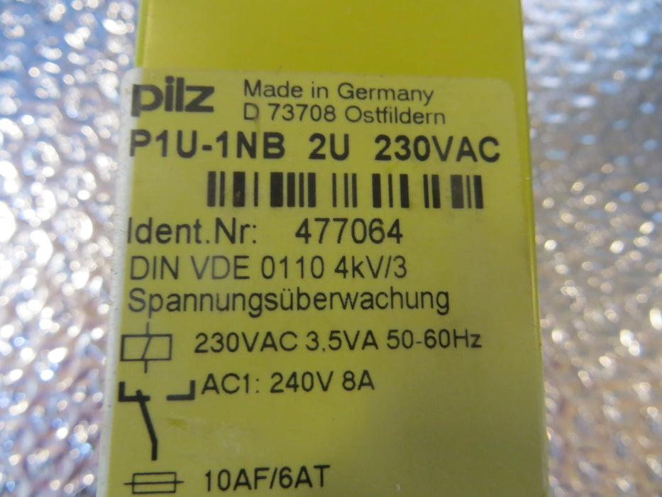 PILZ PNOZ XV3.1P 30/24VDC 3n/o 1n/c2n "Veiligheidsrelais"