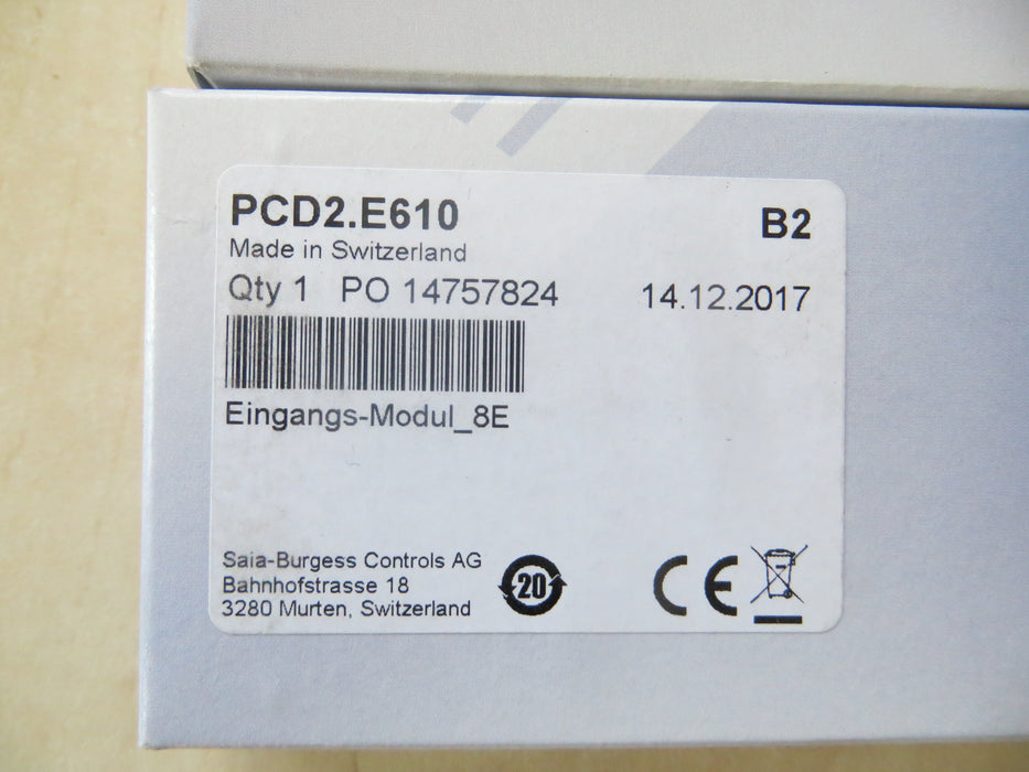 SAIA PCD2.E610 "Digital Input Module"