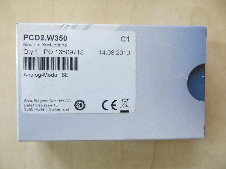 SAIA PCD2.W350  "Analog Input Module"