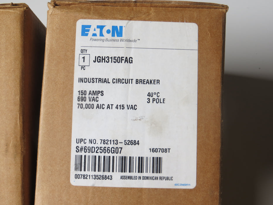 Eaton JGH3150FAG  "Cicuit breaker"