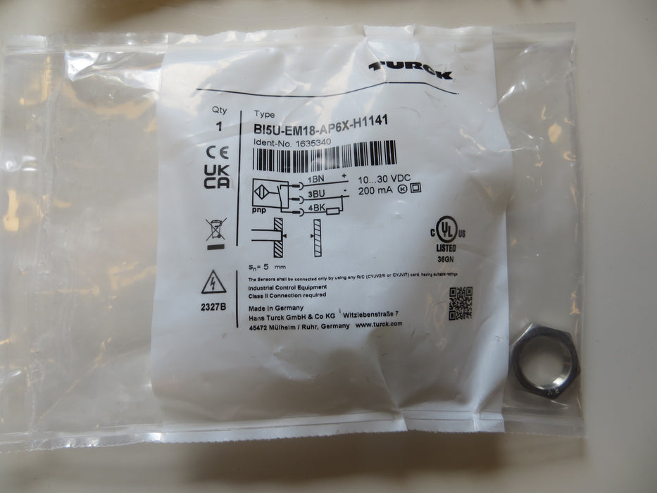 Turck BI5U-EM18-AP6X-H1141 "Sensor"