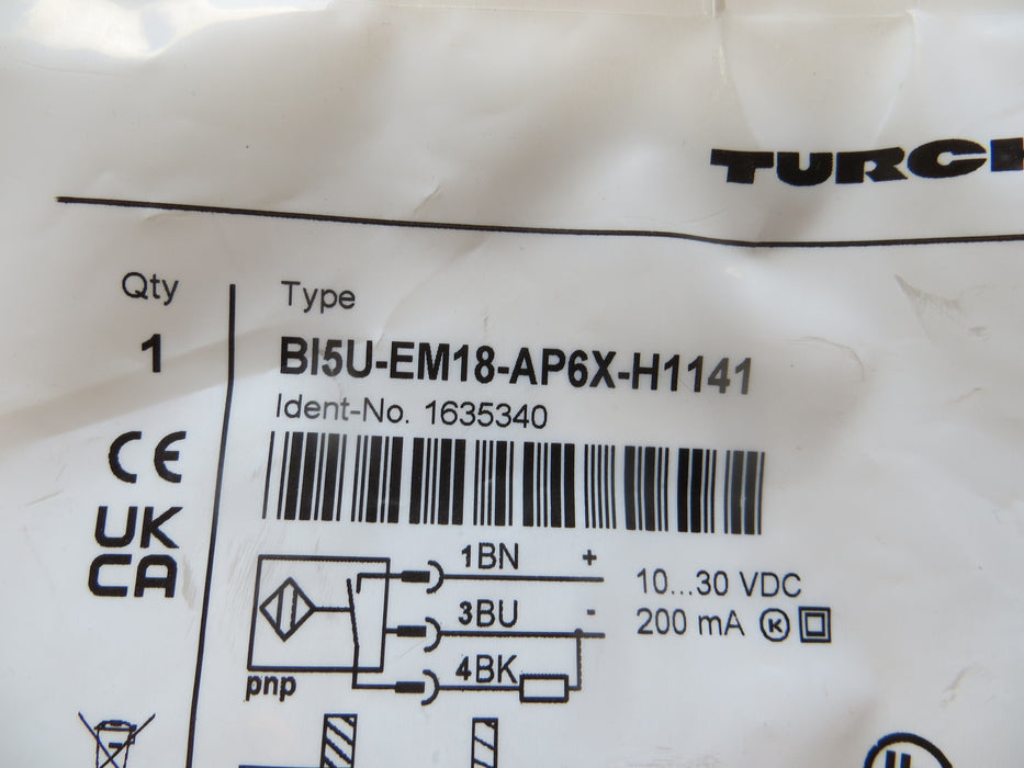Turck BI5U-EM18-AP6X-H1141 "Sensor"