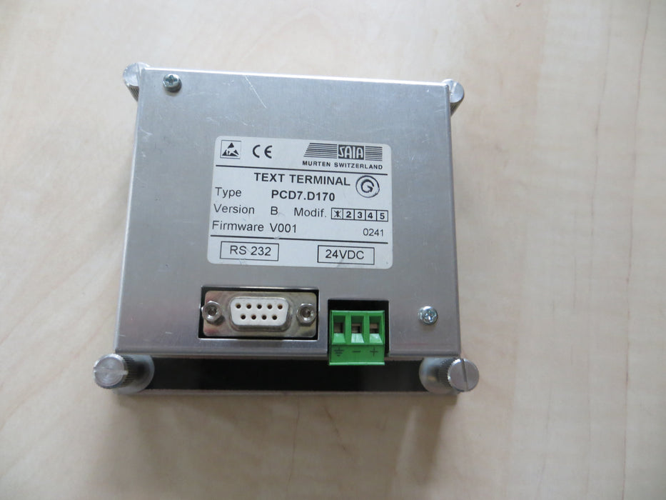 SAIA PCD7.D170 "Operator Interface"